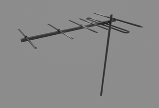 antenne 3d modell tv 3dexport gericht radio satellit kommunikation radar übertragung array audio gerät bedienung dach signal erhalten metall 3d print model - Mito3D
