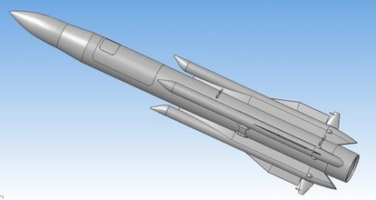 anti ship míssil 17 criptônio x31 military equipment aviação 3d print model - Mito3D