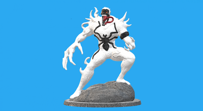 anti-venom statue 3d print model in monsters & creatures 3dexport venom marvel superhero alien spiderman 3dmodel stl 3d print model - Mito3D