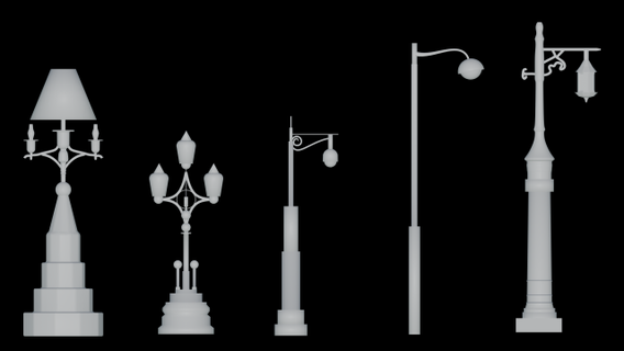 antico lanterna classico illuminazione design v2 paesaggio città esterno lampade retrò strada battuto lampione applique portico parete luce lampada parco architettonico 3d print model - Mito3D