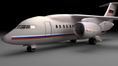 antonov an 148 3d modelo in comercial 3dexport russo ucrânia aeronave frente livre ussr rus ukr 3d print model - Mito3D