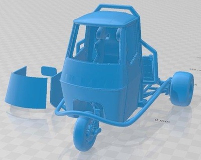 affe proto druckbar 3d drucken modell automobil 3dexport diorama modellieren hobby solide rahmen 3d print model - Mito3D