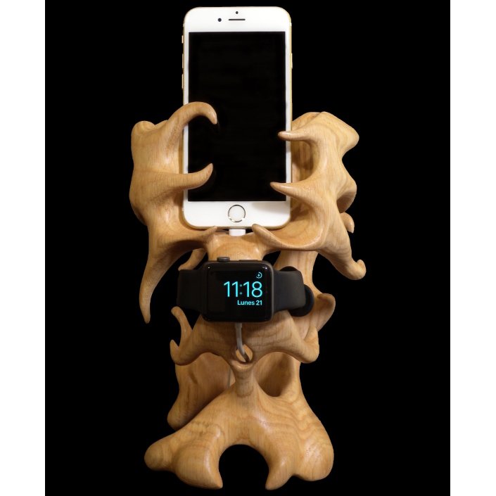 apolo 3d print model in sculpture 3dexport smartphone charge sculptur applewatch 3D print model - Mito3D