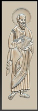 apostel paul bas relief 3d drucken modell skulptur 3dexport 3d print model - Mito3D