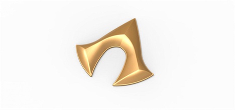 aqualad emblema titani film simbolo il logo fumetti dc replica cosplay fibbia di stampa stampabile 3d print model - Mito3D