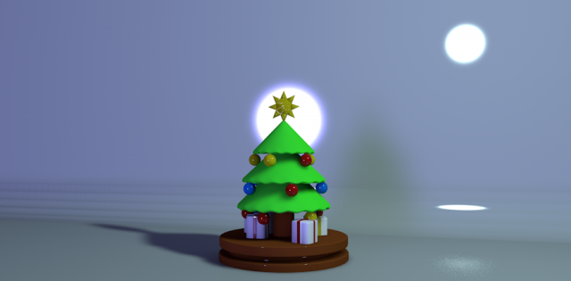 küçük ağaç Noel decorativo dekor 3d print model - Mito3D