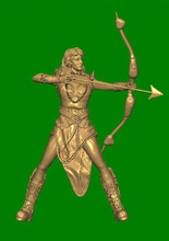 archer free 3d print model in woman 3dexport 3d print model - Mito3D