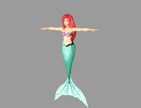 ariel mermaid free mermaid girl women cartoon character fish