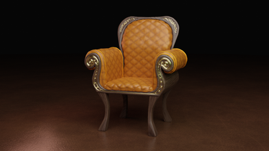 aristocrat sofa 3d model in chair 3dexport furniture interior armchair design living room 3d print model - Mito3D
