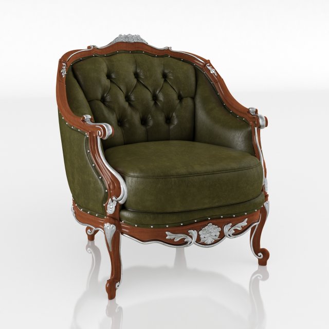 armchair free luxury 3D print model - Mito3D
