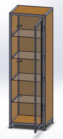 armário mobília 3dmodel modelo fabricar conceito simples gabinete metal médico escola madeira 3D print model - Mito3D