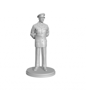 esercito generale guardia finanza uomo comandante armatura anatomia soldato statuetta militar Italia italiano militare guerra carabinieri guardiadifinanza animcampania arte 3d print model - Mito3D
