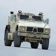us armee oshkosh atv beständig hinterhalt geschützt fahrzeug 3d modell transport 3dexport mrap matv militär 4x4 terrain mtv kampf innere ied explosiv afghanistan 3d print model - Mito3D