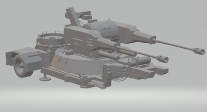 Artemis 30 ianti aircraft tabanca scx ölçülü döküm Sıcak tekerlekler yuva slotcar araba arabalar oyuncak oyuncaklar Juguetes tanıtım videosu yarı Taç mermi Avrupa rc model 3d print model - Mito3D