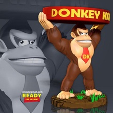 cendrier âne kong Donkey Kong nintendo 3d print model - Mito3D
