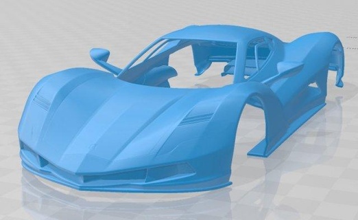 aspark owl 2020 printable body car automotive slot scalextric tamiya rc miniz hobby micro 3d print model - Mito3D