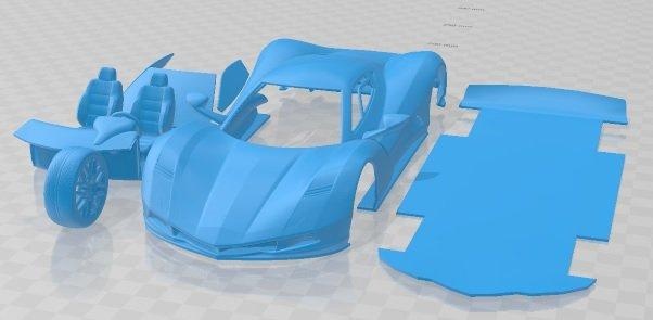scintilla gufo 2020 stampabile macchina settore automobilistico fessura scalextric tamiya rc miniz passatempo micro 3d print model - Mito3D
