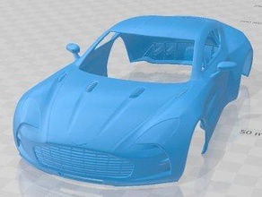 aston Martin 77 2010 yazdırılabilir vücut araba yuva ölçülü Tamiya rc miniz hobi mikro 3d print model - Mito3D