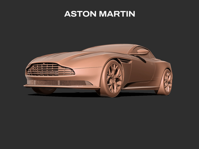 Aston Martin db11 jouets db 11 2017 2018 2019 Britanique gt gran turismo grandiose tourer coupé vite coûteux réaliste rayon mental 3D print model - Mito3D