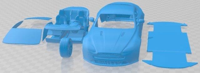 aston martin v8 vantage 2015 printable car automotive slot scalextric tamiya rc miniz hobby micro diecast 3d print model - Mito3D