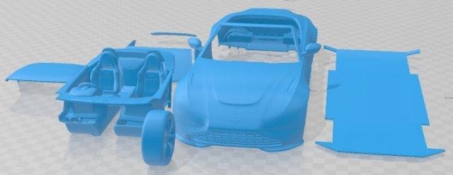 Erstaunen Martin Vorteil Roadster 2021 druckbar Wagen Automobil Slot scalextric tamiya rc miniz Hobby Mikro 3d print model - Mito3D