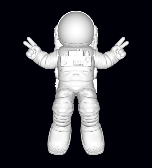 Astronaut 3D print model - Mito3D