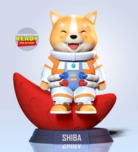 astronot shiba 3d yazdır model in hayvanlar 3dexport şirin köpek 3d print model - Mito3D