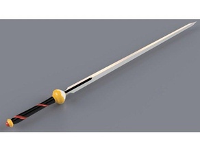 asuna--sao-sword--ordinal-scale cosplay swords asuna sao cool legend blackout 3d print model - Mito3D