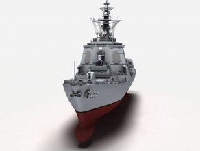 atago class destroyer destoyer japan kongo missile aegis pacific navy watercraft battleship ddg177 3d print model - Mito3D