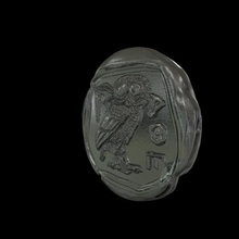 athena coin silver 3dprinting ancient medieval money treasure 3d print model - Mito3D