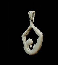 athletic girl wife love woman spouse miniature figurine figure statue statuette sculpture decoration art valentine naked silhouette contour female anatomy body jewelry 3d print model - Mito3D