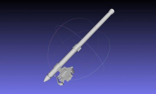attack titan thunder spear assembly assembly replica cosplay costume weapon fantasy anime attack-on-titan thunder-spear  3d print model - Mito3D