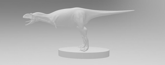 abonnieren 3d drucken modell figuren 3dexport dinosaurier tier monster 3d print model - Mito3D