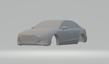 audi a4 sedan 3d impressão modelo in veículo 3dexport fenda slotcar diecast hotwheels carro dkw auto scx 3d print model - Mito3D