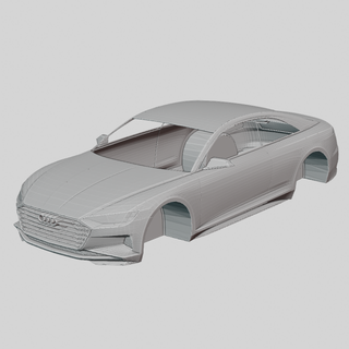 audi a9 prologue concept 2022 printable body vehicle race racing car stl file speed fast print 3dprinting design diecast ready rc remote controlled 3dprints car3dprints cars 3d print model - Mito3D