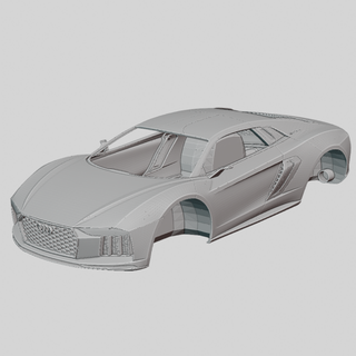 audi nanuk quattro concept 2020 printable body vehicle race racing car stl file speed fast print 3dprinting design diecast ready rc remote controlled 3dprints car3dprints cars 3d print model - Mito3D