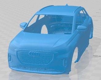 audi q4 tron 2022 printable body car 3d print model automotive slot scalextric tamiya rc miniz hobby micro 3d print model - Mito3D
