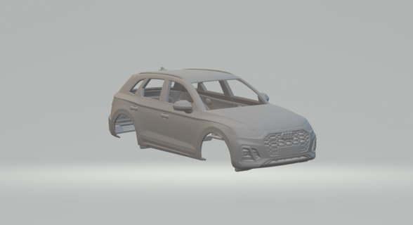 audi q5 2022 vehículo fundido presión tragamonedas ruedas calientes miniaturas espacio impresión impreso caliente 3d print model - Mito3D