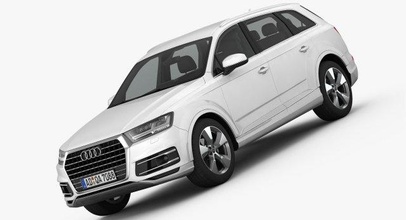 audi q7 2016 detailed interior 3d model in suv 3dexport quattro offroad crossover german 2015 2017 2018 2019 germany auto saloon vray high 3d print model - Mito3D