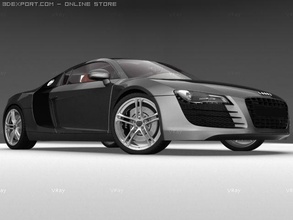 audi r8 free 3d model in parts of auto 3dexport supercar car racing speed german 2007 2008 2009 sportcar vehicle luxury dream quality exlusive 3d print model - Mito3D