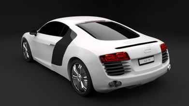 audi r8 frei 3d modell sport autos 3dexport 3d print model - Mito3D