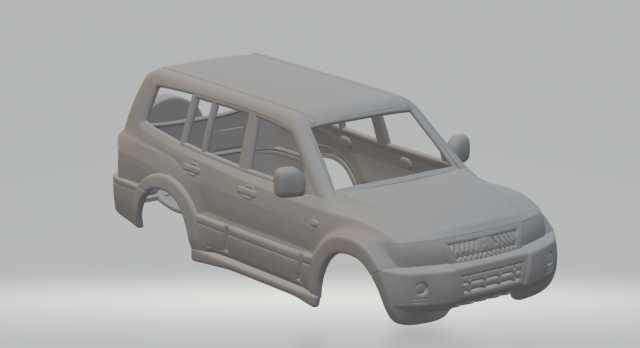 audi rs4 fundido presión ruedas calientes espacio tragamonedas slot car caliente juguetes coche vehiculo 3dpirnt impresión imprimible 3D print model - Mito3D