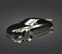 audi tt 3d print model in vehicle 3dexport car 3d print model - Mito3D