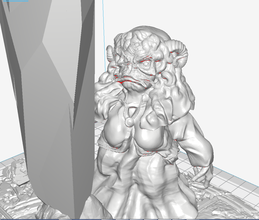 aughra oscuro cristal inspirado figura base 3d impresión modelo in monstruos criaturas 3dexport resistencia edad años elcristalencantado encantado jim henson jim 3d print model - Mito3D