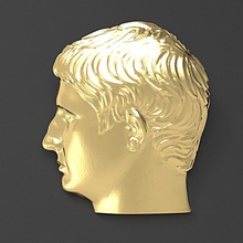 augusto emperador colgante la joyería el roma romano 3d print model - Mito3D