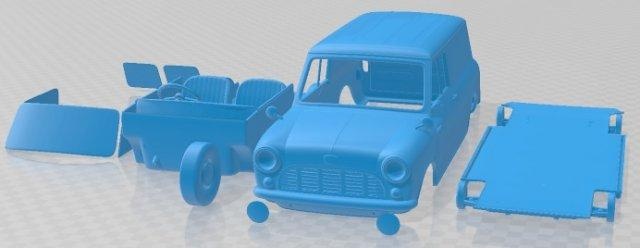 Austin mini kamyonet 1966 yazdırılabilir otomotiv Austin mini kamyonet 1966 yazdırılabilir yuva ölçülü Tamiya rc miniz hobi mikro 3d print model - Mito3D