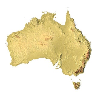australien stl 3d drucken modell terrain 3dexport karte landschaft land linderung geographie kontinent berg erde 3d print model - Mito3D