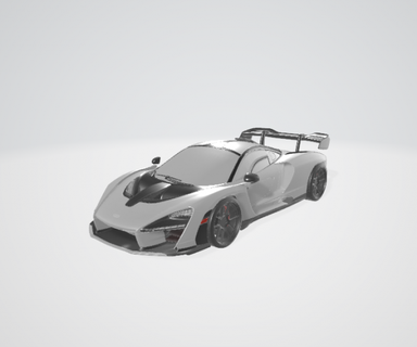 auto McLaren séné 3d impression modèle jouets voiture modelo 3d print model - Mito3D