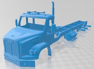 autocar dc 64 2019 imprimível caminhão fenda escalextrico Tamiya rc miniz passatempo micro 3d print model - Mito3D