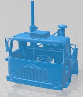 autocar wxll 2021 printable body truck automotive slot scalextric tamiya rc miniz hobby micro 3d print model - Mito3D